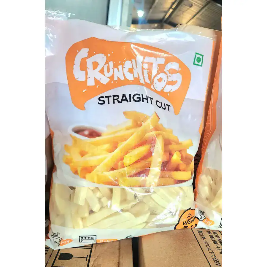 Gói khoai tây đông lạnh Crunchitos Straight Cut 1kg
